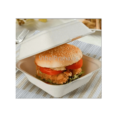 Box hamburger BIO 160x160x80mm 100ks/4bal